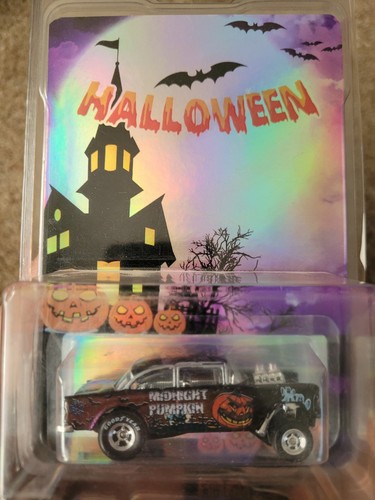 Hot Wheels Dreyla Custom 55 Gasser Halloween Midnight Pumpkin