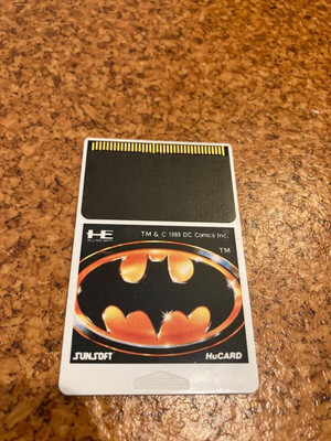 Pc Engine Hucard Batman Products At The Time, Sunsoft Game Pc Engine Hucard Batman Products At The Time, Sunsoft Game
