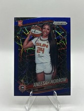 Aneesah Morrow 2025 Prizm WNBA #146 Blue Velocity Variation RC Rookie