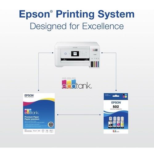 Epson 502 Czarna butelka atramentu EcoTank – 127ml, oryginalna OEM, zapieczętowana, do atramentu NOWA - Zdjęcie 7 z 9