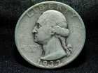 US 1932 WASHINGTON QUARTER CIRCULATED