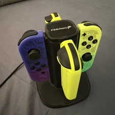 Joy Con Charger For Switch. Charges 4 Controllers. Fosmon