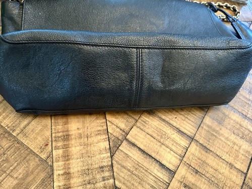 Mulberry Lily Black Leather Shoulder Or Cross Body Bag Chain Strap - Picture 6 of 17