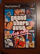 Grand Theft Auto: Vice City Sony PlayStation 2 Manual and Poster Included