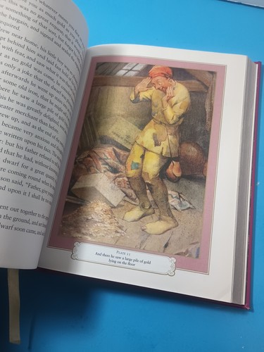 ❤️GRIMM'S FAIRY TALES Illustrated HC Collectible Edition VG - Imagen 8 de 8