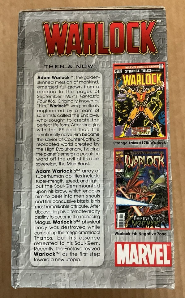 WARLOCK MINI-BUST (2007) Bowen Designs Web Exclusive; Kucharek Bros; #787/1000 Foto 4 de 4