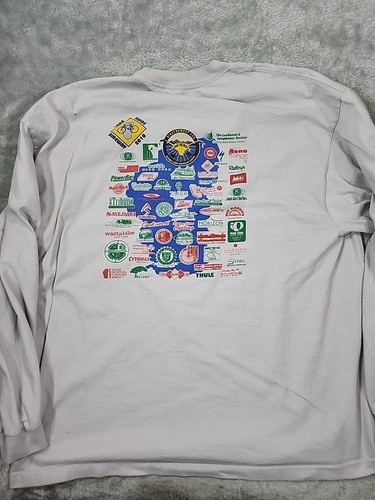 Lake Tahoe Bikeway Shirt Mens 2XL Purple Destination Bicycling Reno Nevada USA - Picture 7 of 10