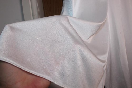VTG ST MICHAEL WHITE GLOSSY SILKY NYLON & LACE PETTI PANTS BLOOMERS SIZE L - Picture 4 of 18