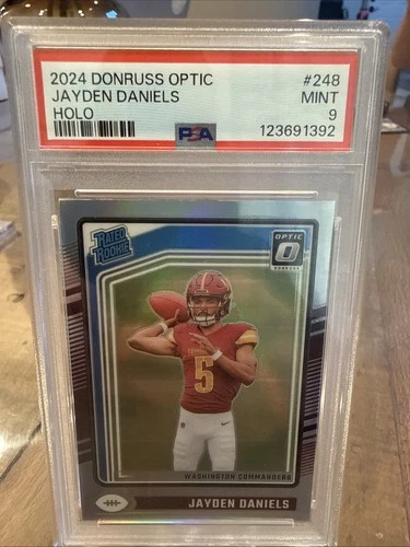 2024 Panini Donruss Optic - Rated Rookie Jayden Daniels #248 Holo Prizm (RC)