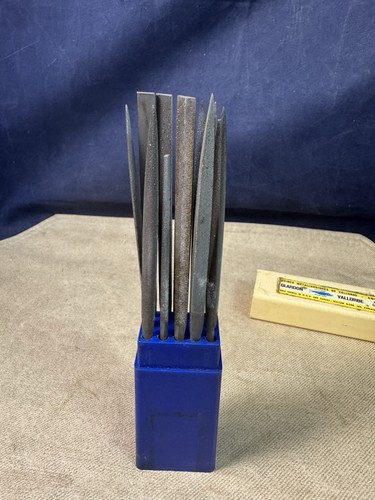 Glardon Vallorbe 12 Stück Schweizer Feilenset 6 1/4 Zoll lang - 1 Feilenspitze defekt - Bild 5 von 18