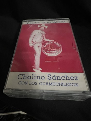 Chalino Sanchez Y Sigue La Balacera RR Cassete Blanco Nuevo Y Sellado Muy RARO - Picture 4 of 4