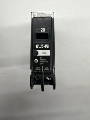 #ad Eaton BRP120GF 1P 20A GFCI Circuit Breaker $29.99