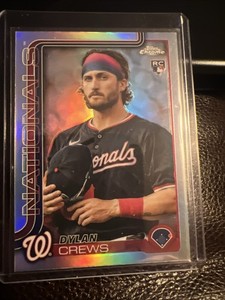 2025 Topps Chrome - Dylan Crews Image Variation Ssp Refractor  #146 (RC)