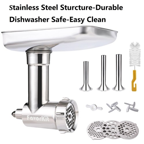 Stainless Steel Food Grinder Attachment for KitchenAid Mixers, Dishwasher Saf... - Picture 9 of 9