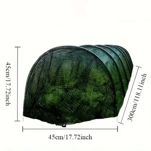2Pcs Garden Tunnel Shade Net Cover Plant Cover for Flowers Raised Bed Fruits - Picture 3 of 5