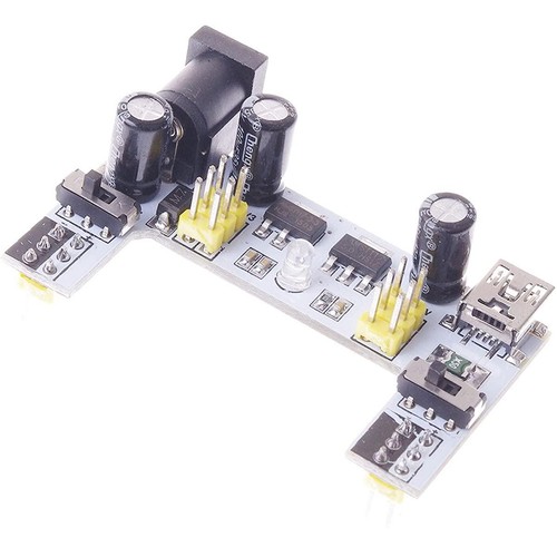 DC 5V/3,3V 2 Kanal Breadboard Power Modul Mini USB Interface + MB-102 flexibel - Bild 2 von 7