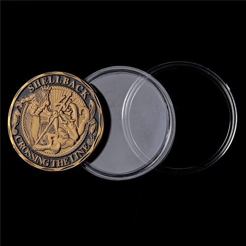 U.S Navy Shellback Crossing the Line Sailor Coin Collect Challenge Commemorative - Picture 5 of 9