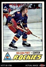 1977 Topps #252 Nelson Pyatt Rockies-Hockey 4 - VG/EX
