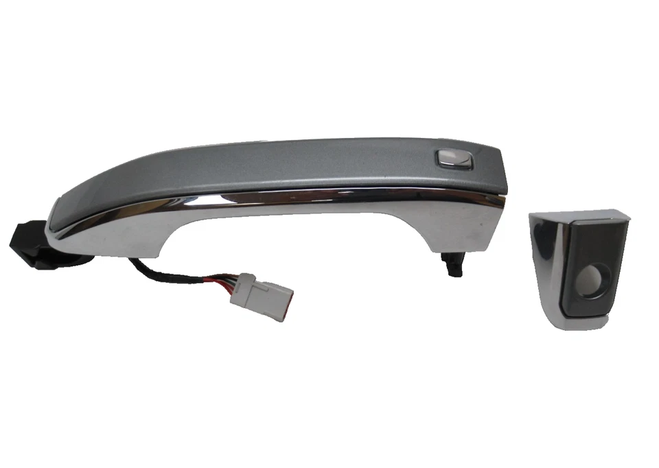 Front Door Handle Left or Right Silver Ice Met w/ Cap 2021-25 GMC Yukon Yukon XL - Image 4 of 4