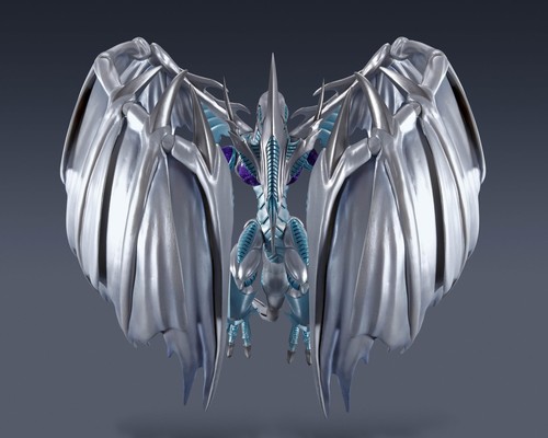 TAMASHII NATIONS S.H. Monster Arts Yu-Gi-Oh! 5D's Stardust Dragon Actionn Figure - Picture 9 of 9