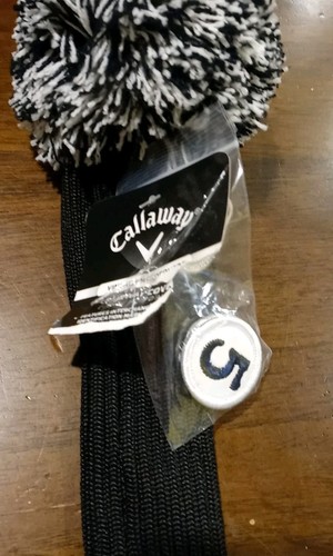 Callaway Golfschläger Vintage Headcover - FAIRWAY COVER - Black Pompom Style - Bild 2 von 5