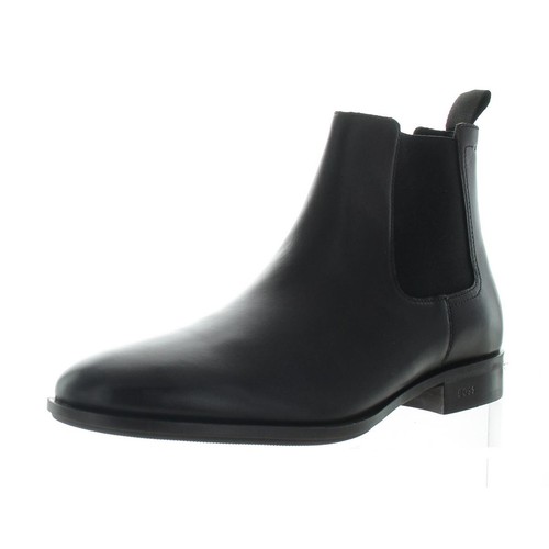 Boss Herren Colby Braun Kunstleder Chelsea Stiefel 8,5 Medium (D) BHFO 3854