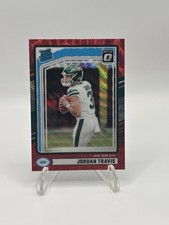 2024 Panini Donruss - Rated Rookie Jordan Travis #349 Optic Red Wave (RC)