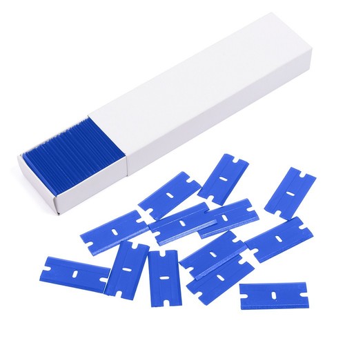 100pcs Kunststoff Schaber Aufkleber Entfernen Entfernungswerkzeug Für Autos - Bild 2 von 5