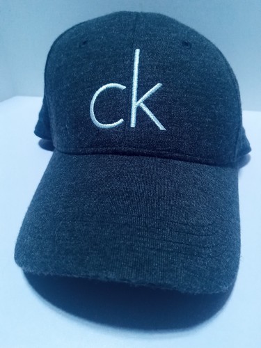 Calvin Klein CK Baseball Cap dunkelgrau Einheitsgröße verstellbar bestickt 6 Panel - Bild 1 von 3