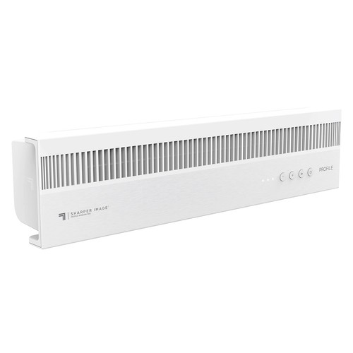 Sharper Image PROFILE Window Fan with 3 Speeds, Reversible Exhaust Mode, Weat...