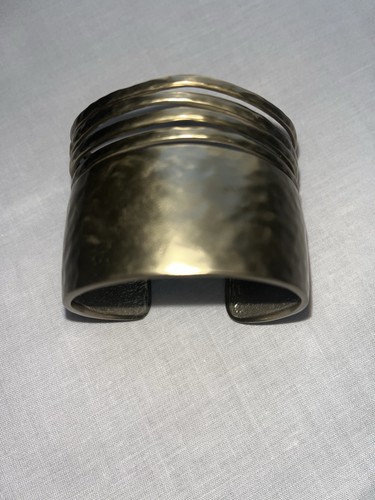 Silpada Cuff Bracelet Brass Hammered Cuff 7”wrist Used 1x So Cute!!