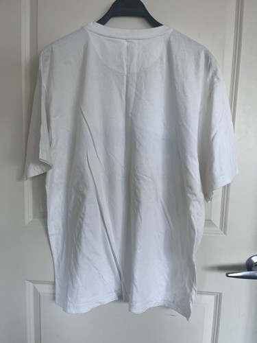 2XL Newport Blue T Shirt Mens Casual Short Sleeves Beige Color 100% Cotton. Good - Picture 2 of 3