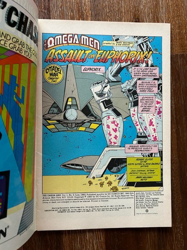 Omega Men #3 - Ediciones #1-10 - Primera aplicación Lobo (1983, DC) - Imagen 6 de 16