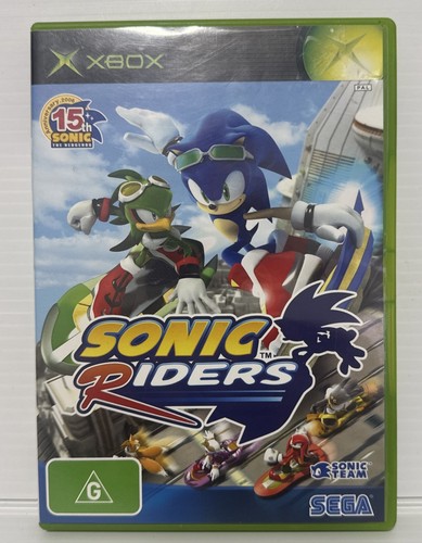 Sonic Riders RARE Microsoft Xbox Original Game Complete with Manual - FREE POST