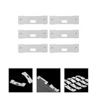 6 Pcs Iron Vertical Blind Repair Tabs Replacement Slats for Window Blinds