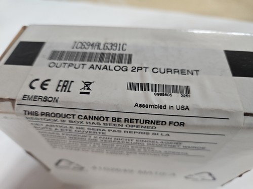 GE Fanuc IC694ALG391 Analog Output 2 Channel Current SEALED BOX NEW - Picture 2 of 4