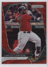 2020 Panini Prizm Tier II Red Wave Prizm 7/99 Carlos Santana #147 0l4h