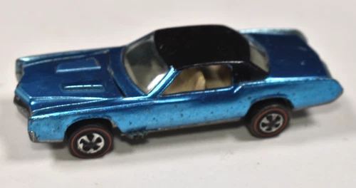 Vintage 1968 Mattel Hotwheels Redline Custom Eldorado Diecast Toy Car