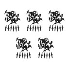 160 PCS Rubber  Vibration Mount Screw Pin Rivet,for PC Case Fans  Vibration I4P9