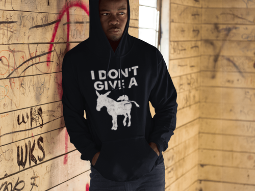 I Don't Give a Rat's Ass Blended Cotton Midweight Unisex Pullover - Picture 3 of 10