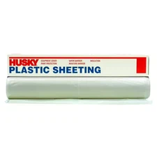 Husky CF0610-50C Polyethylene Opaque Plastic 6 mil. Sheeting 10 x 50 ft. NEW