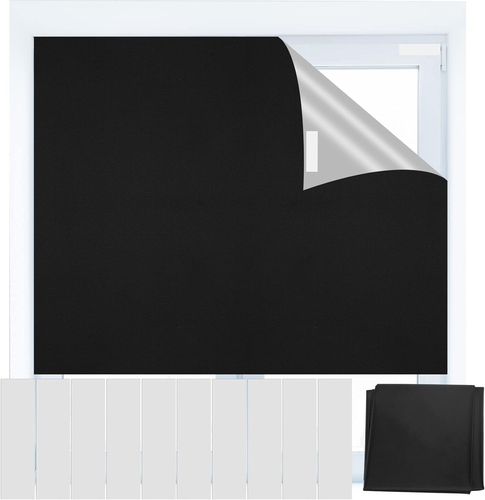 Roof Window Blackout Roller Blind, No Drilling Required, 150 X 200 Cm, Roof Wind - Picture 9 of 12