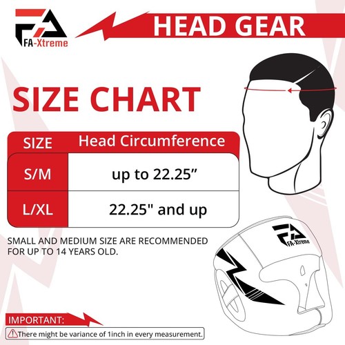 Boxing Headgear - Black - Head Gear & Mouth Guard for MMA Kickboxing Karate T... - Picture 3 of 7