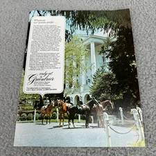 Greenbrier Resort Print Ad White Sulphur Springs WV Equestrian Travel 1977 Vtg