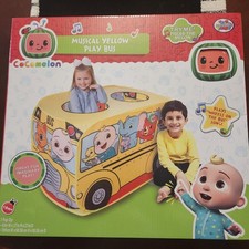 Cocomelon Musical Yellow Play Bus Wheels on the Bus 18M New