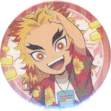 Demon slayer Badge/Pins Rengoku Anjuro (lame) ": Kimetsu no Yaiba x ufotable