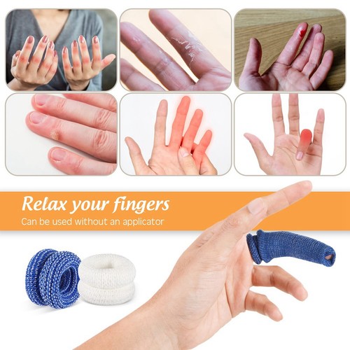 20 Pezzi Bende Tubolari per Dita, Fingerling, Morbide, Resistenti, Atmosfera 5367 - Foto 3 di 8