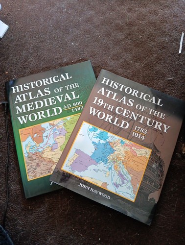 2 Historical Atlases, Medieval And 19th Century - Picture 1 of 5
