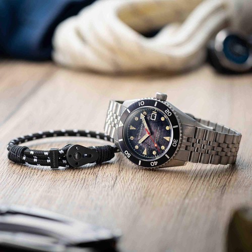Spinnaker Wreck Automatic Barnacle Black Watch - Brand New - Picture 11 of 11