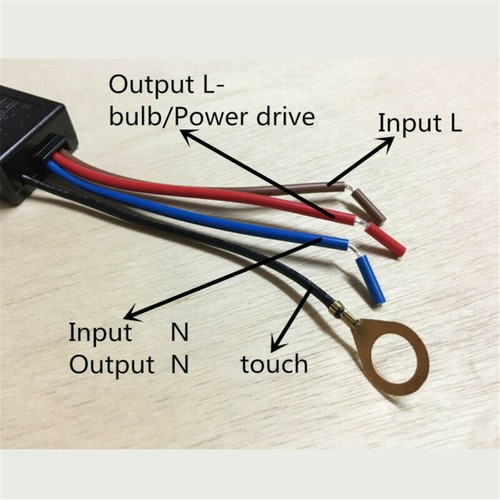 1pc Touch Light Lampe Schalter Steuermodul Sensor 220V für Glühlampen/LED - Bild 6 von 19